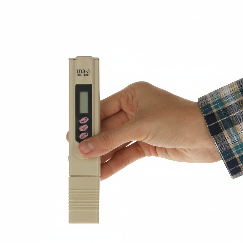 Precision Three-Button TDS Water Hardness Meter - HM Design Quality at an Affordable Price
