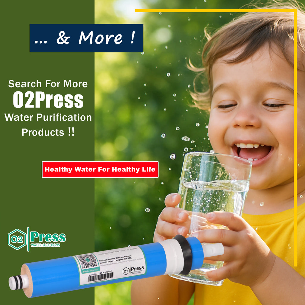 O2press 8-Stage Alkaline RO Water Purifier System with Membrane Protection